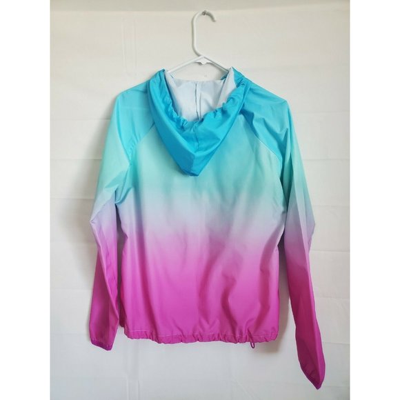 FILA Windbreaker Hooded Rainbow Color Zipper - Picture 3 of 6